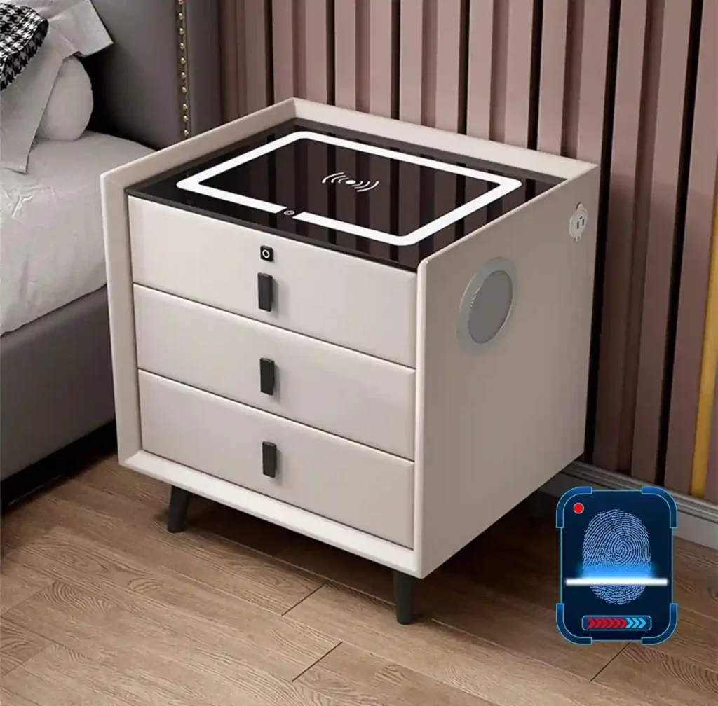 Fingerprint Lock Nightstand