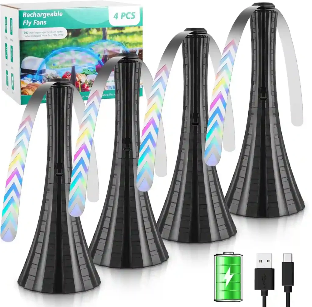 Rechargeable Fly Fans