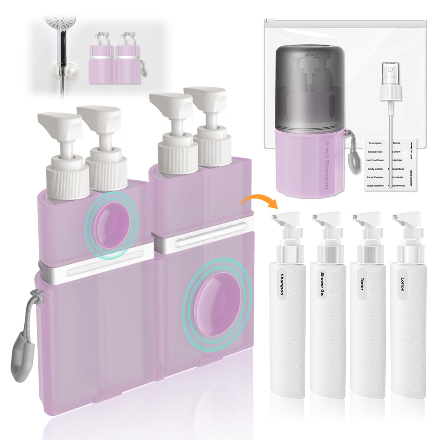 Travel Bottles for Toiletries