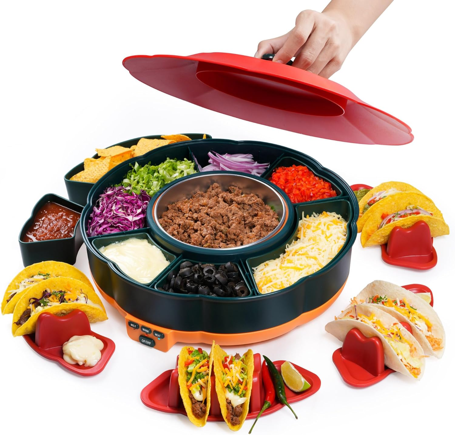 Taco Bar Serving Set